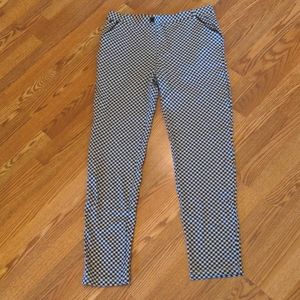 Straight Leg Dress Chino Pants, Cat Houndstooth